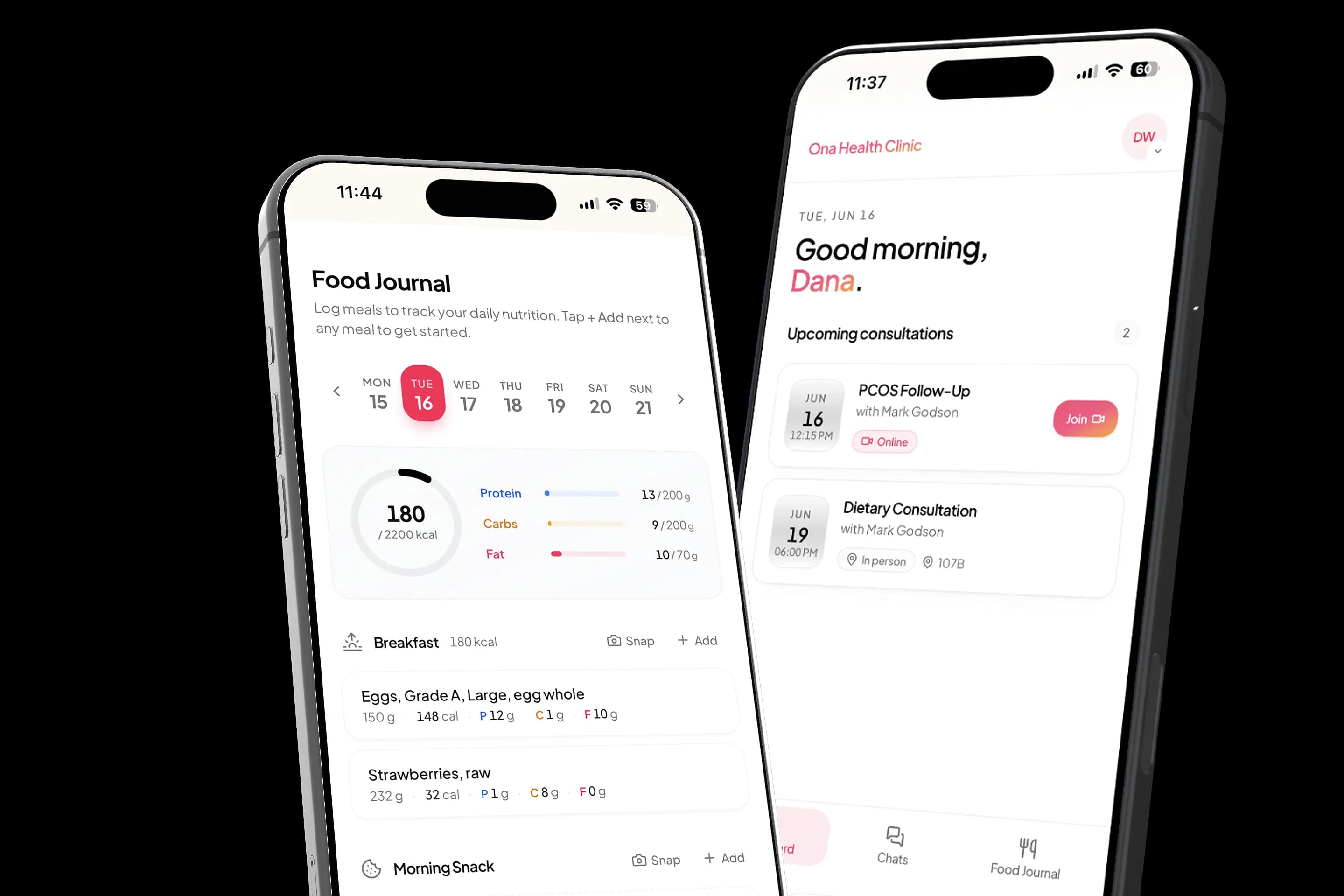 Ona Health app preview
